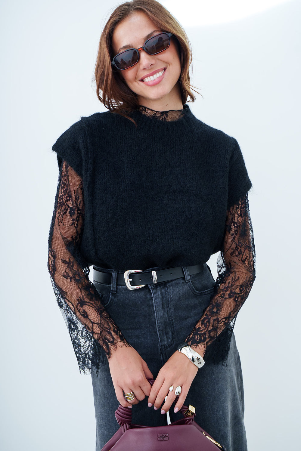 PULL DENTELLE ELY