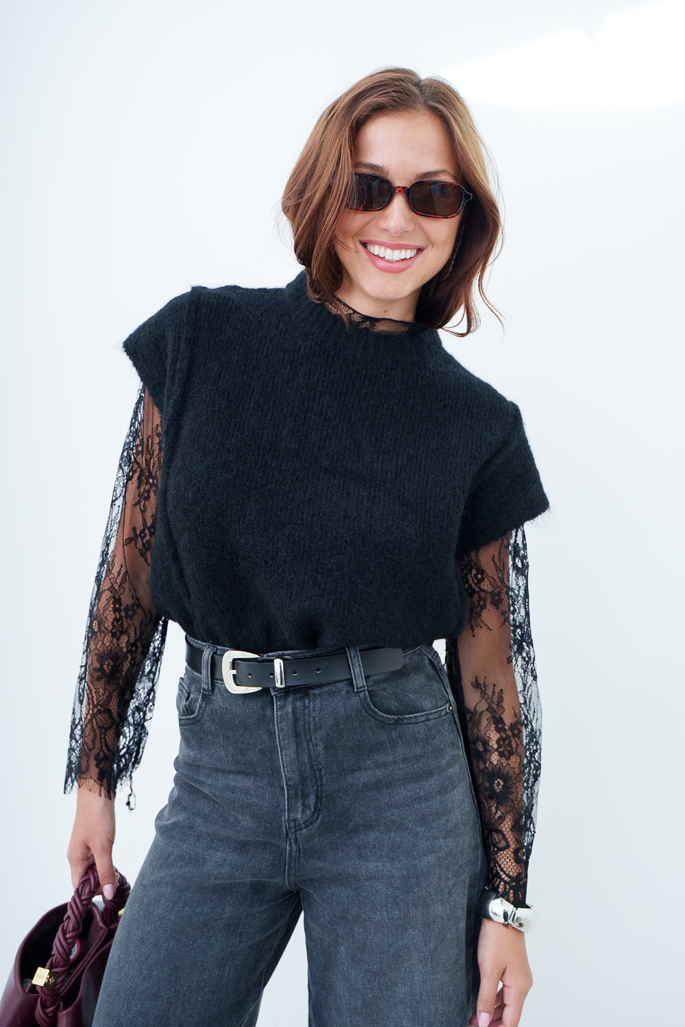 PULL DENTELLE ELY