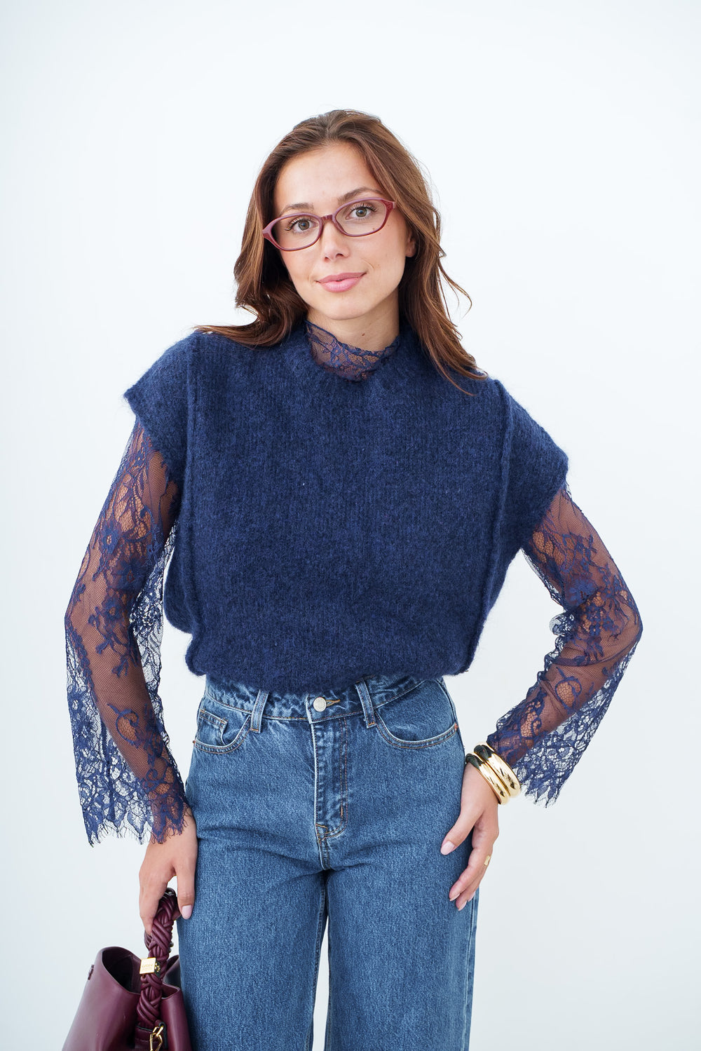 PULL DENTELLE ELY