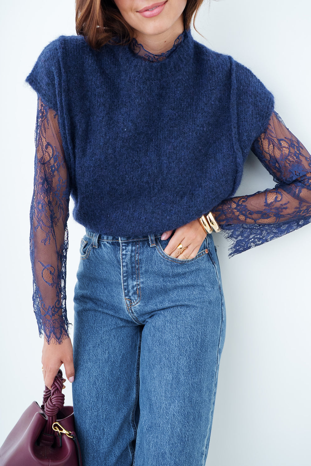 PULL DENTELLE ELY