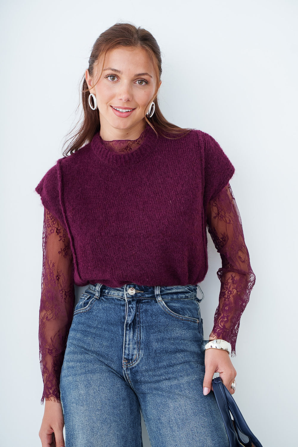 PULL DENTELLE ELY