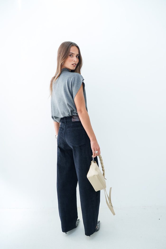 BARREL TÉO VELOURS - PANTALON