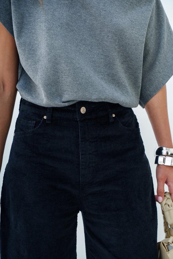 BARREL TÉO VELOURS - PANTALON