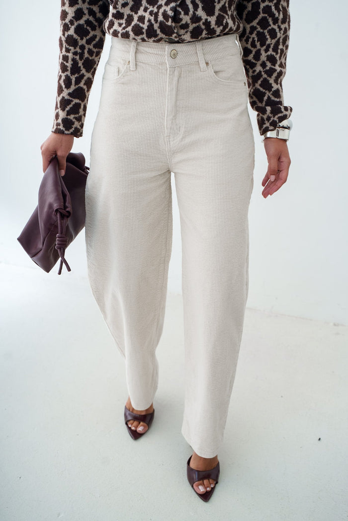 BARREL TÉO VELOURS - PANTALON