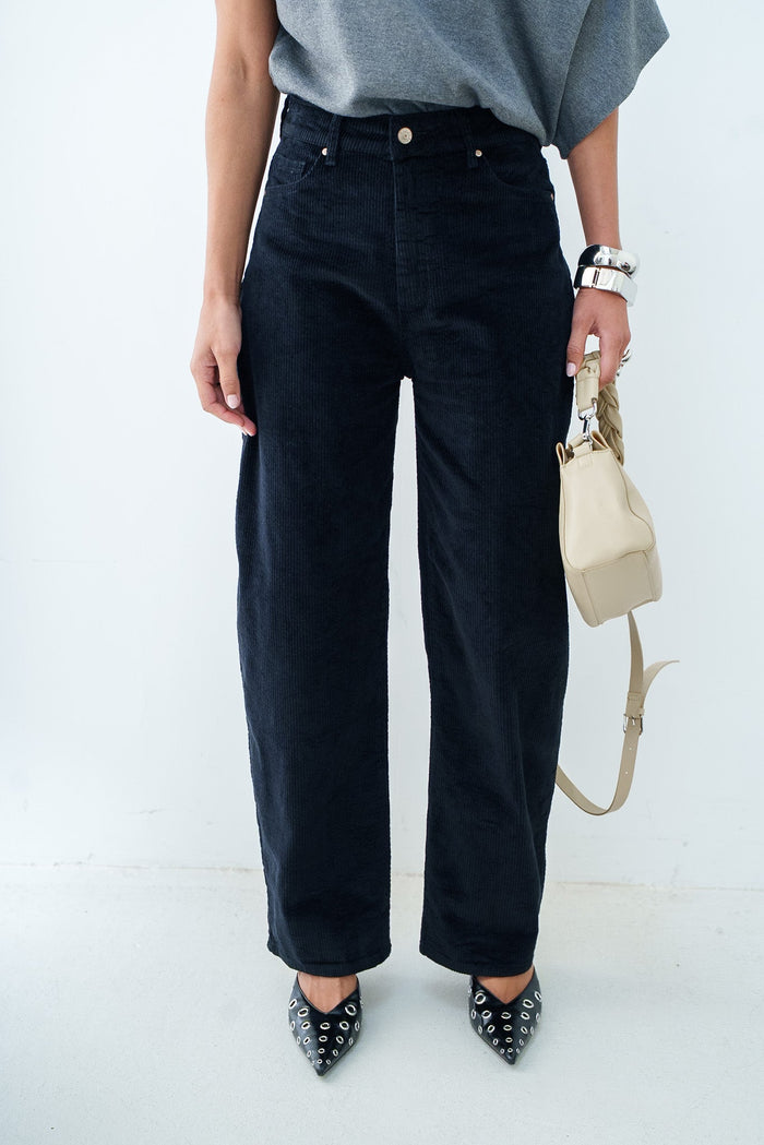 BARREL TÉO VELOURS - PANTALON