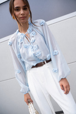 BLOUSE FLEUR - BLOUSE
