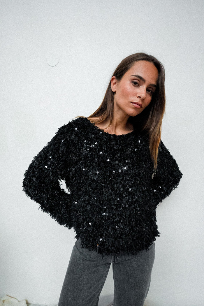 BLOUSE SEQUIN JUJU - TOP
