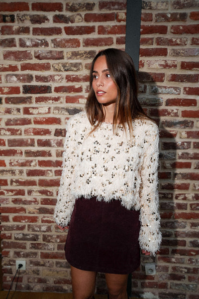 BLOUSE SEQUIN JUJU - TOP