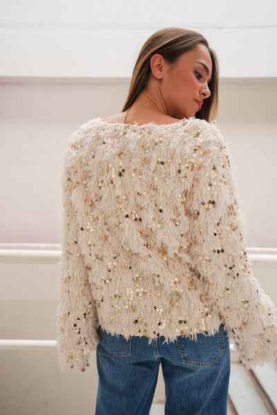 BLOUSE SEQUIN JUJU - TOP
