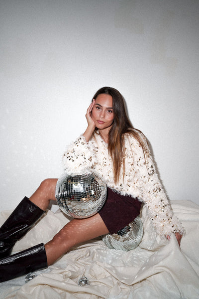 BLOUSE SEQUIN JUJU - TOP