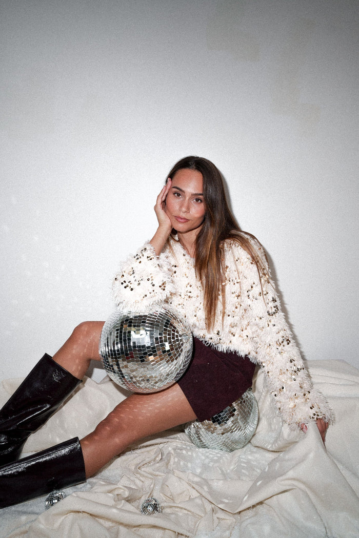 BLOUSE SEQUIN JUJU - TOP