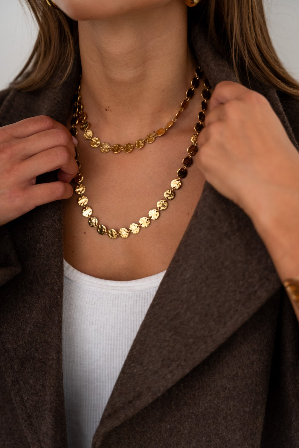 COLLIER MULTIRANG CELESTE - COLLIER