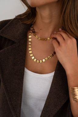 COLLIER MULTIRANG CELESTE - COLLIER