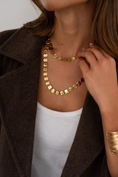 COLLIER MULTIRANG CELESTE - COLLIER