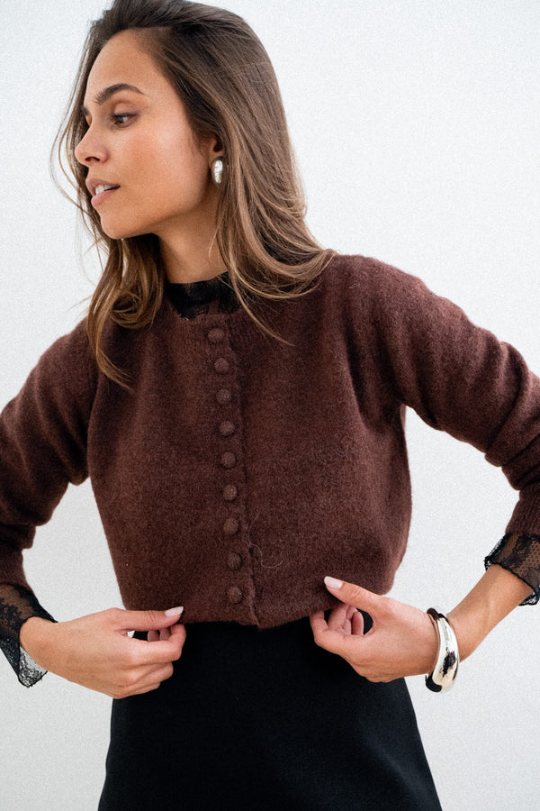 GILET CAPUCINE - GILET & CARDIGAN