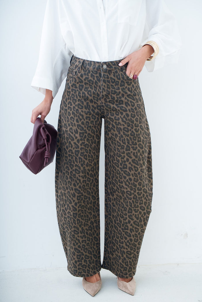 JEAN LEOPARD SOFIA - JEAN