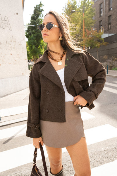 JUPE SHORT CLAIRE - JUPE