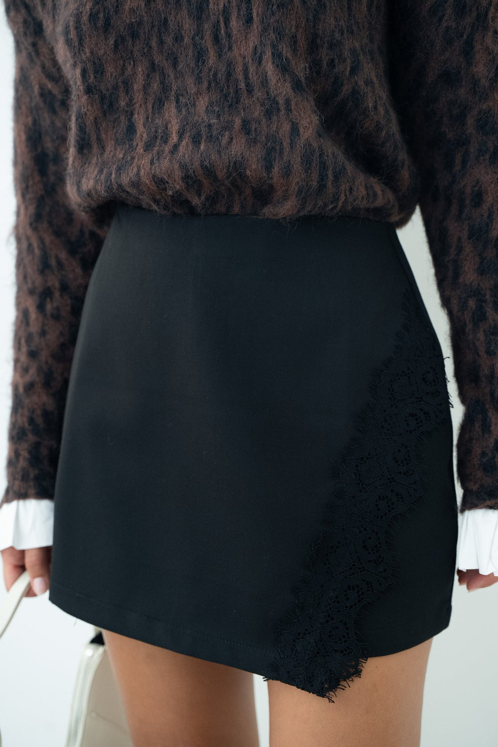 JUPE-SHORT DENTELLE MIA - JUPE