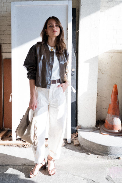 PANTALON BARREL LEON - PANTALON