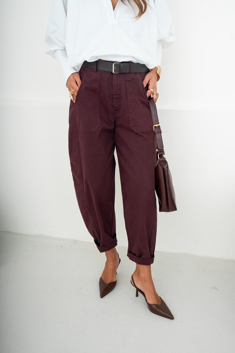 PANTALON BARREL LEON - PANTALON
