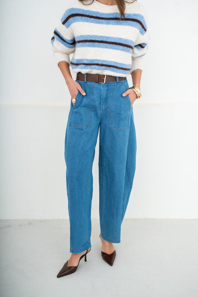 PANTALON BARREL LEON - PANTALON