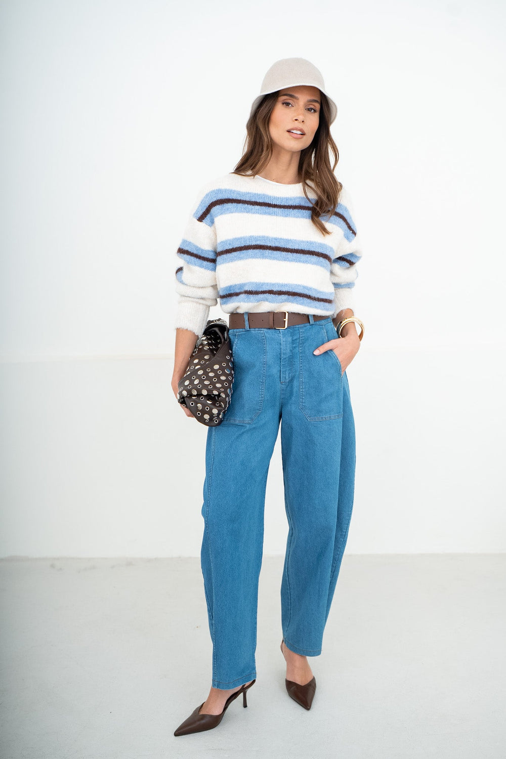 PANTALON BARREL LEON - PANTALON