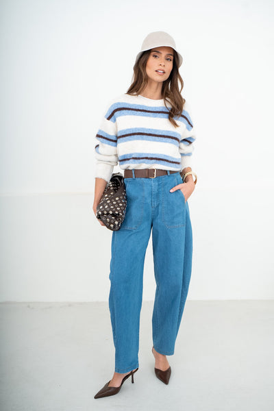 PANTALON BARREL LEON - PANTALON