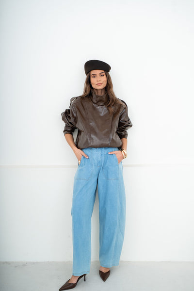 PANTALON BARREL LEON - PANTALON