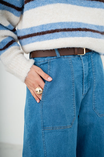 PANTALON BARREL LEON - PANTALON