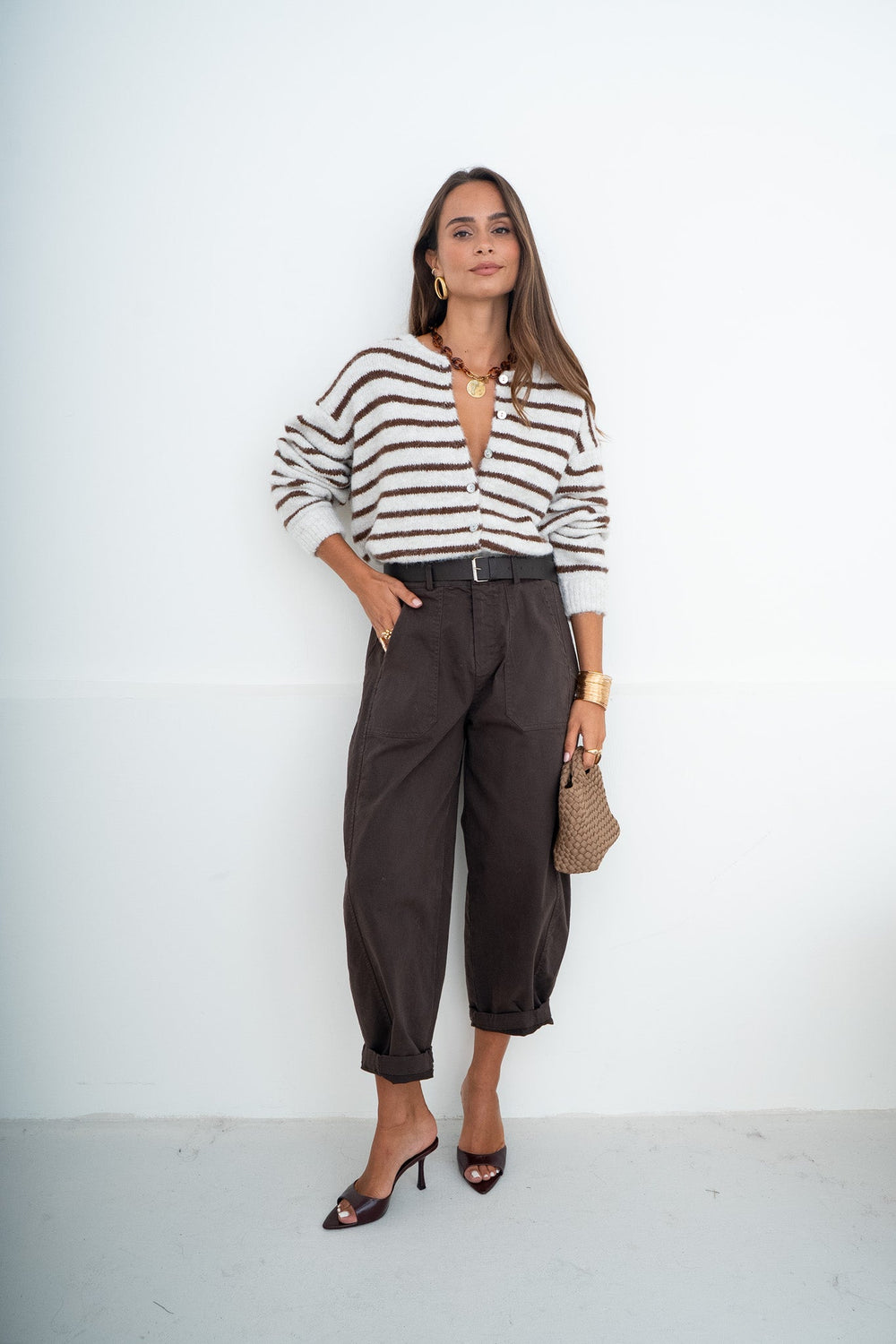 PANTALON BARREL LEON - PANTALON