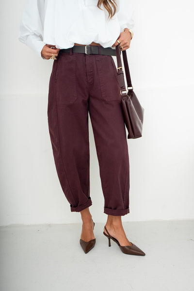 PANTALON BARREL LEON - PANTALON