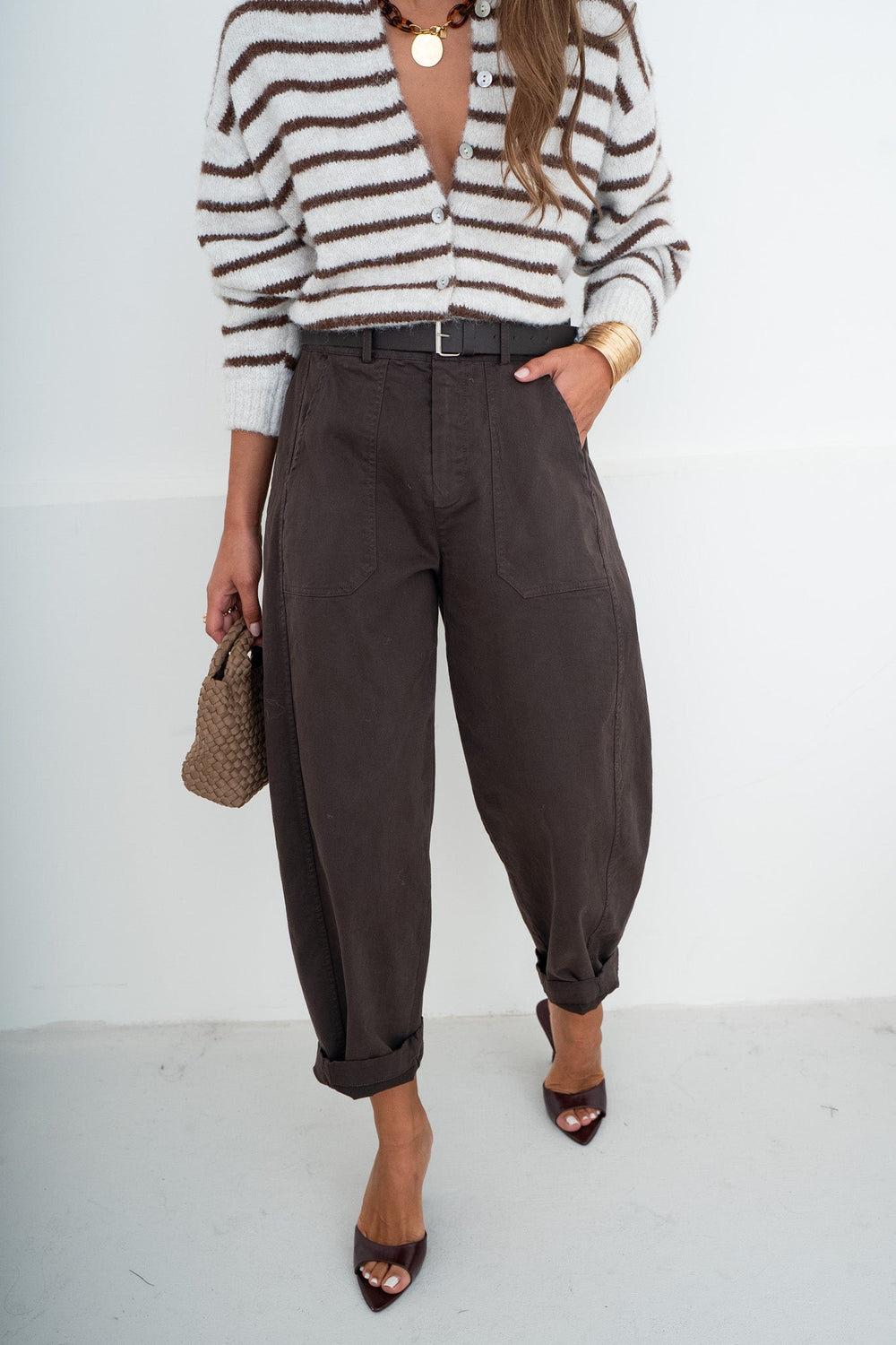 PANTALON BARREL LEON - PANTALON