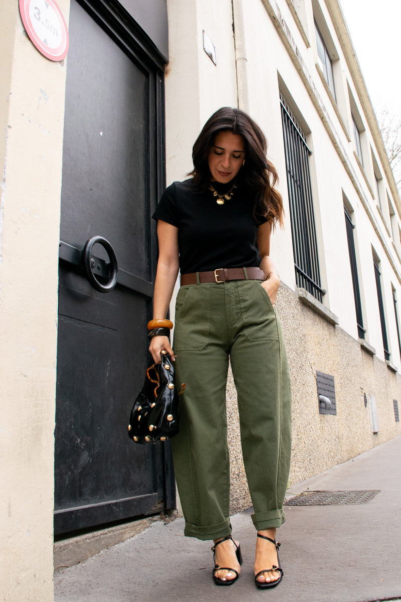 PANTALON BARREL LEON - PANTALON
