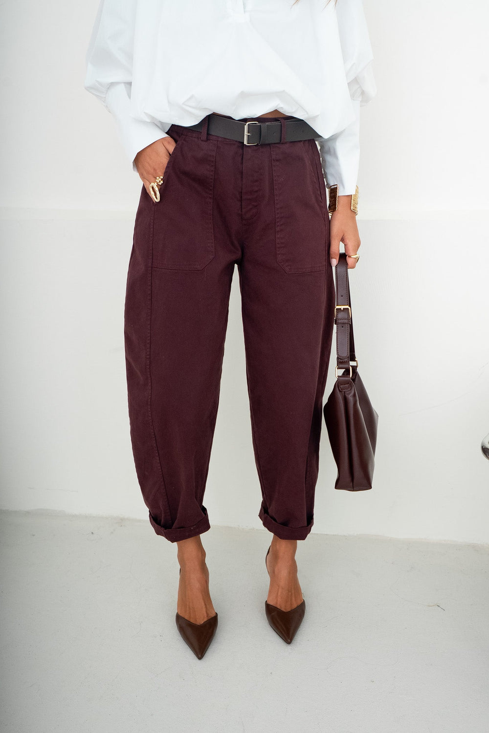 PANTALON BARREL LEON - PANTALON
