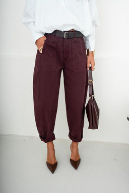 PANTALON BARREL LEON - PANTALON