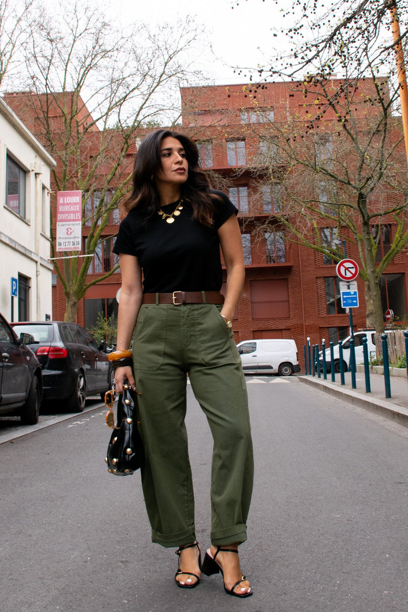 PANTALON BARREL LEON - PANTALON