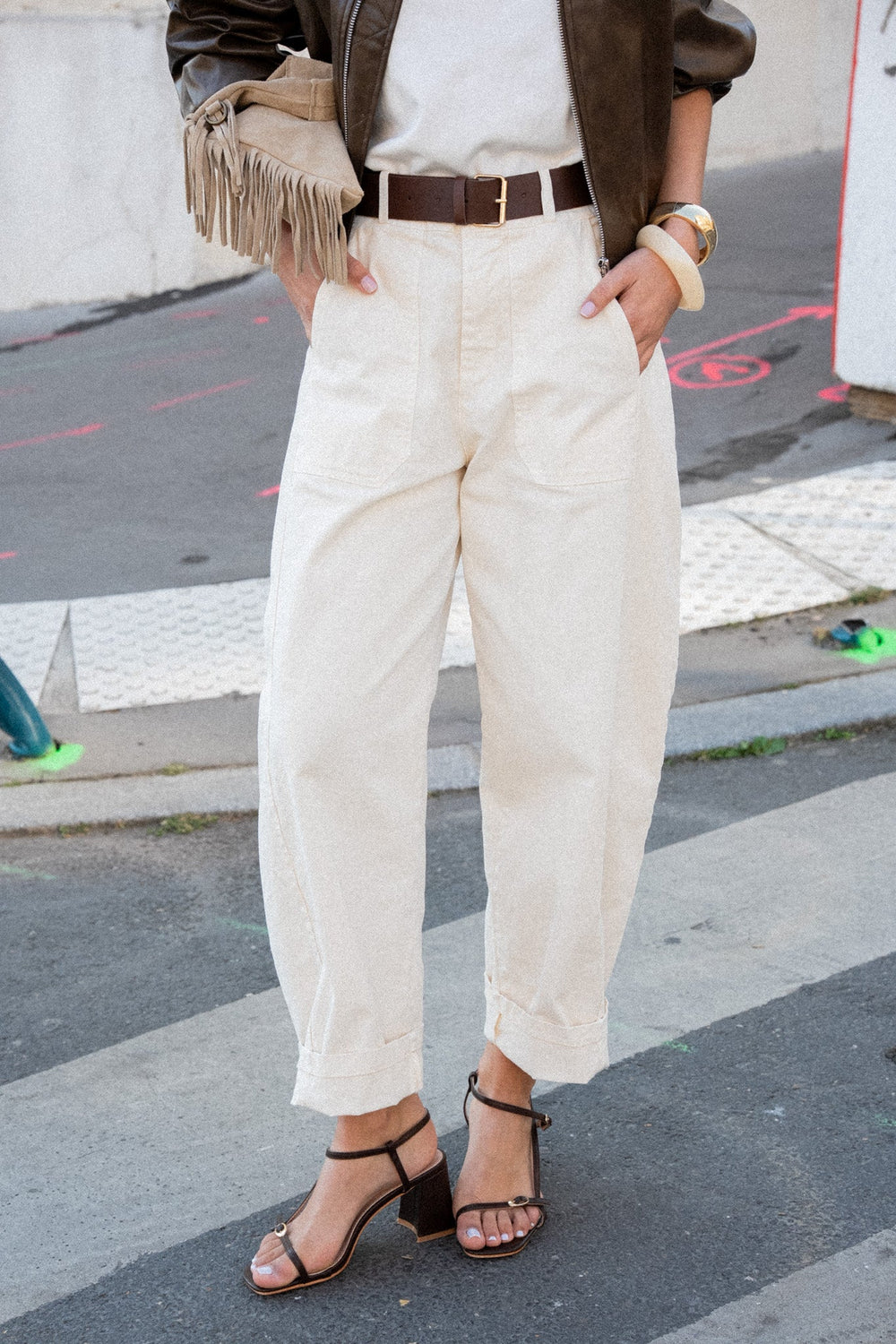 PANTALON BARREL LEON - PANTALON