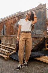 PANTALON BARREL LEON - PANTALON