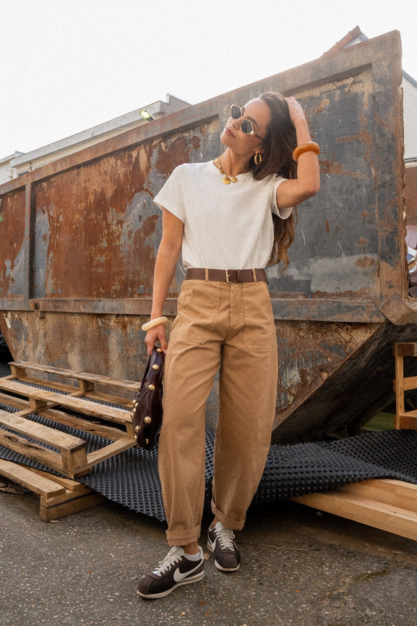 PANTALON BARREL LEON - PANTALON