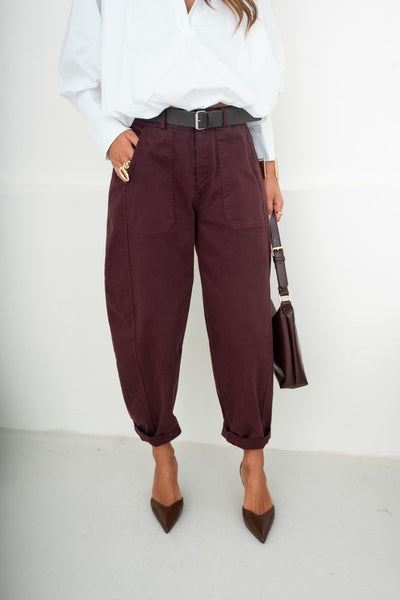 PANTALON BARREL LEON - PANTALON