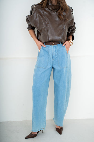 PANTALON BARREL LEON - PANTALON