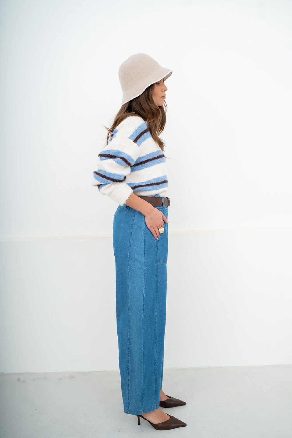 PANTALON BARREL LEON - PANTALON
