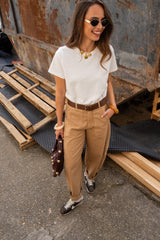 PANTALON BARREL LEON - PANTALON