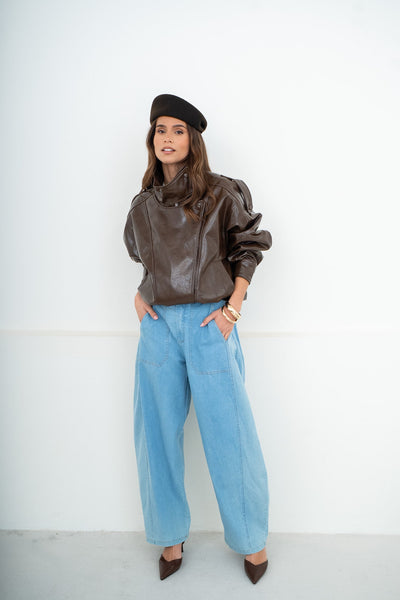 PANTALON BARREL LEON - PANTALON