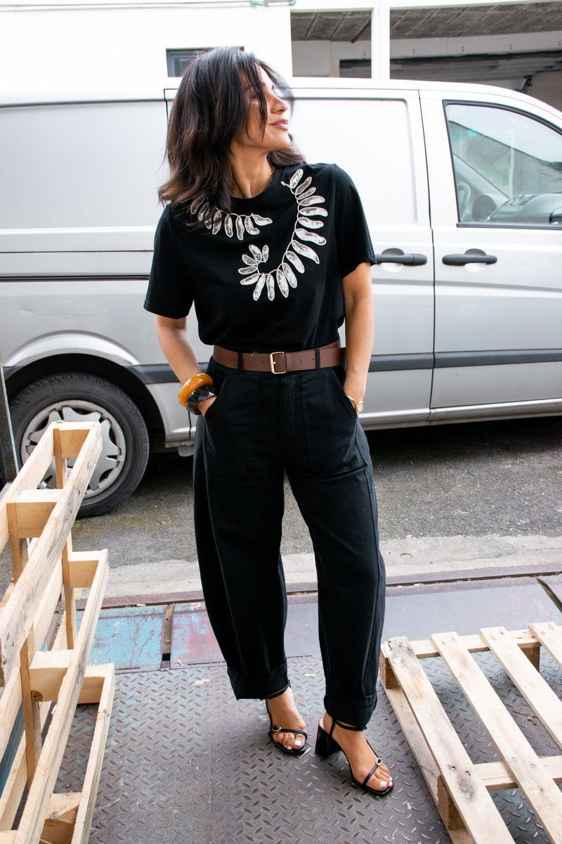 PANTALON BARREL LEON - PANTALON