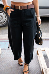 PANTALON BARREL LEON - PANTALON
