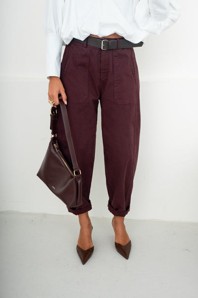 PANTALON BARREL LEON - PANTALON