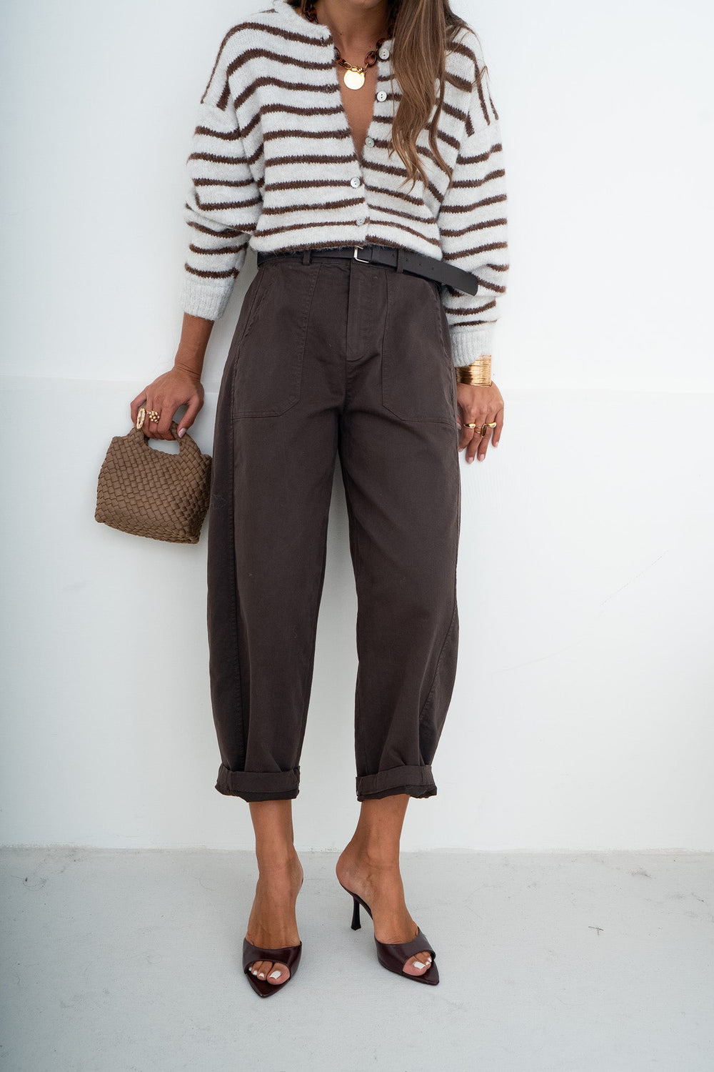 PANTALON BARREL LEON - PANTALON