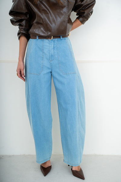 PANTALON BARREL LEON - PANTALON