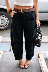 PANTALON BARREL LEON - PANTALON